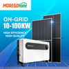 Moregosolar On Grid Solar Energy Systems 50KW 60KW 70KW 80KW 100KW 1MW Solar Panel Power Plant
